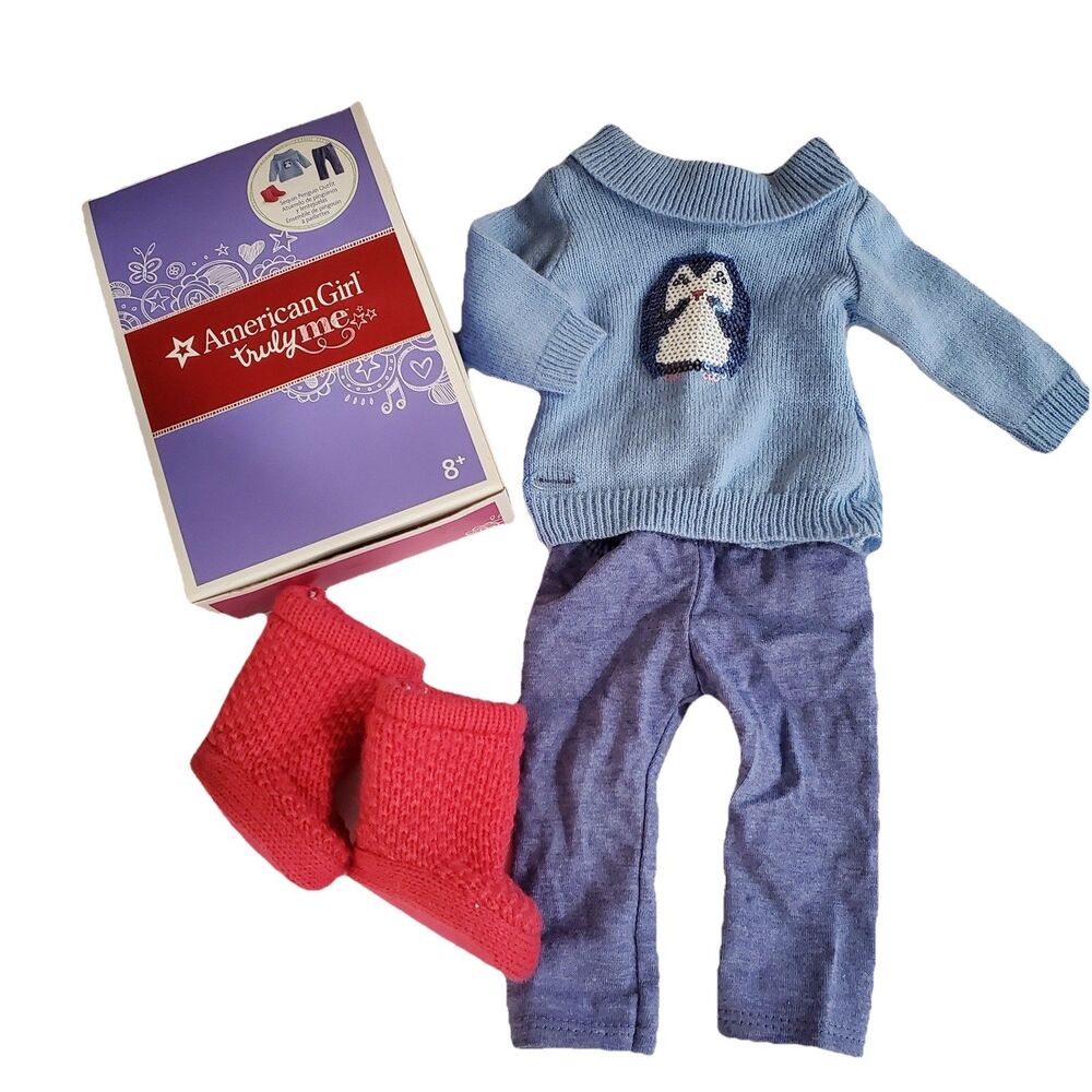 American Girl Doll Truly Me Sequin Penguin Outfit Retired 2018